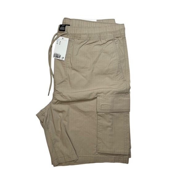H&M 3 Pack Cargo Shorts Regular Fit Knee Length NWT Beige/Olive/Black Sz M - Picture 3 of 7